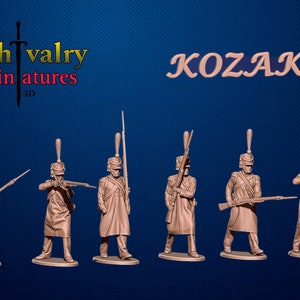 Napoleonic French Grenadiers Winter in Shako, 1/72, 28mm, 32mm, 1/35, 54mm, 60mm, 75mm, Resin Historical Kozak Miniatures