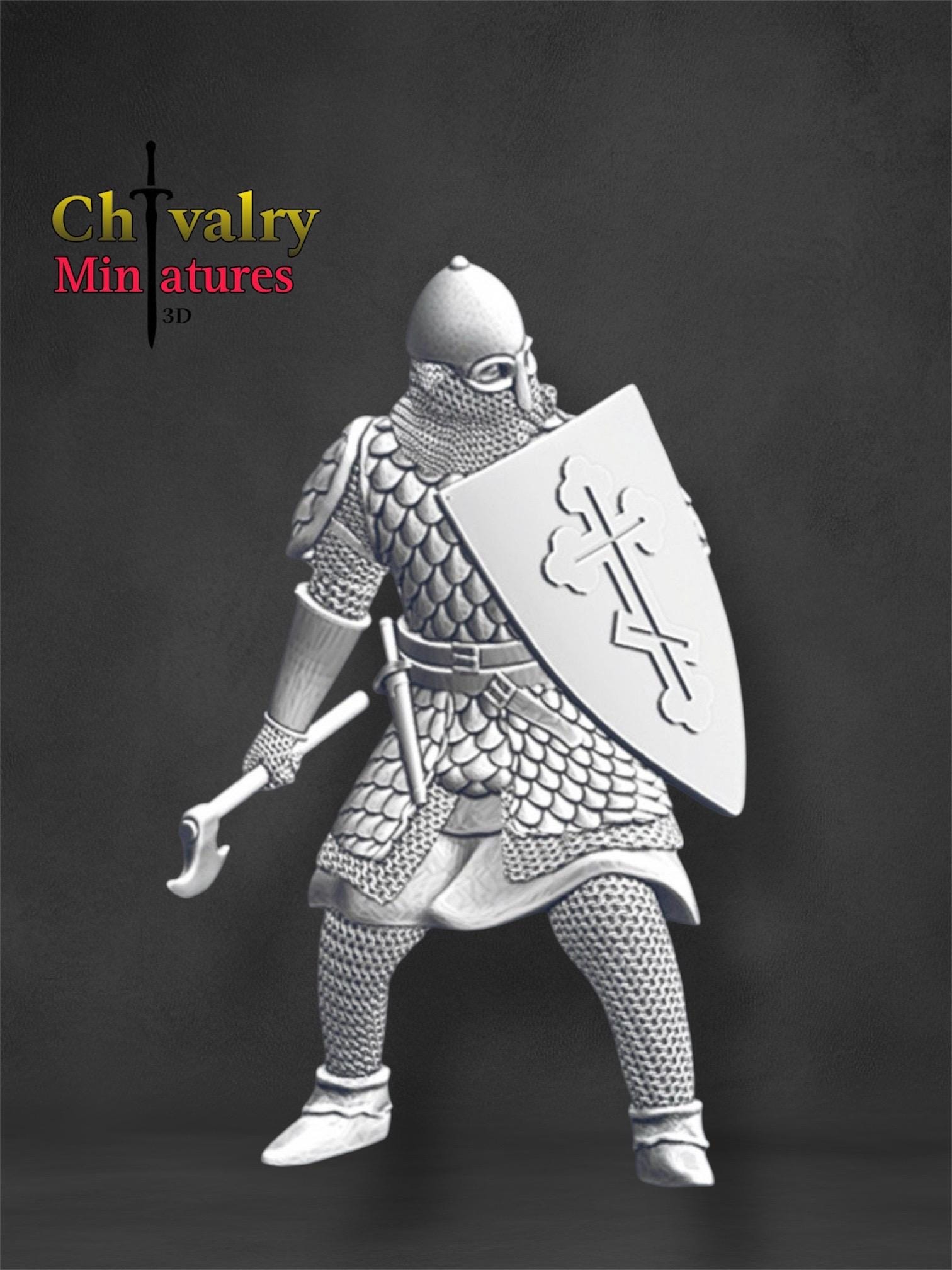 Medieval Russian Kievan Warrior Axe, Historical 1/72, 28mm, 32mm
