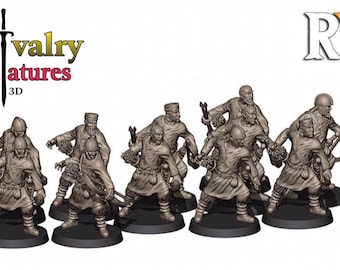 Late Roman Archers Light Infantry, Historical 1/72, 28mm, 32mm, 1/35, 54mm, 75mm, Resin Warfare