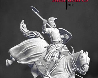 Falling Casualty Crusader, Historical 1/72, 28mm, 32mm, 1/35, 54mm, 75mm, Resin Northern Crusades Miniatures