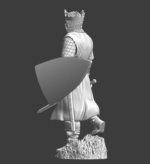 1:32 54 mm figurine en résine guerrier Ecossais highlander non peinte EUR 27,50 - FR
