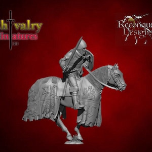 Prince Henry 2nd, 1/72, 28mm, 32mm, 1/35, 54mm, 75mm Resin Figure, Historical Wargaming Reconquer Designs