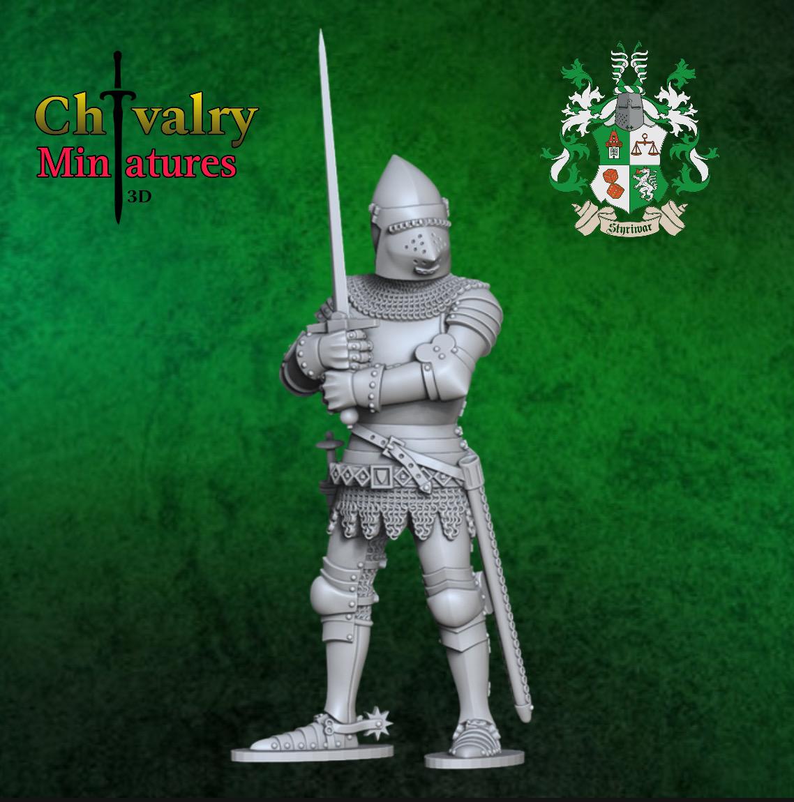 Knight at Tannenberg 1410 Figure Historical 28mm, 32mm, 40mm, 1/35