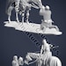 Medieval Crusaders Surrendering Diorama, Historical 1/72, 28mm, 32mm, 1 ...