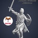 Medieval Crusaders Surrendering Diorama, Historical 1/72, 28mm, 32mm, 1 ...