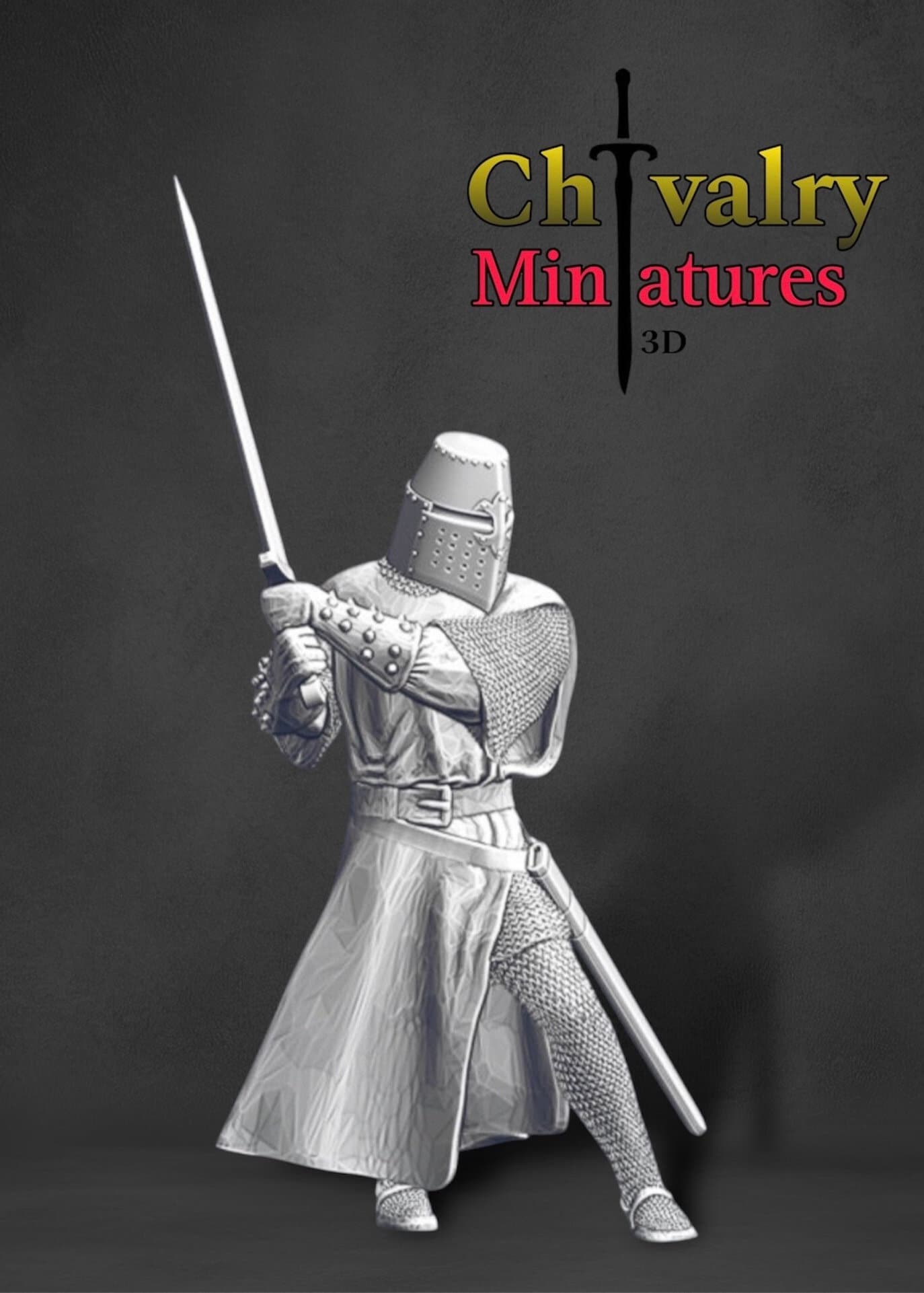 十字軍大剣、歴史的 1/72、28 mm、32 mm、1/35、54 mm、75 mm、1/16