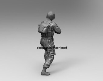 FIGURINE SOLDAT GUERRE de sécession king's porcelaine merli Parfait
