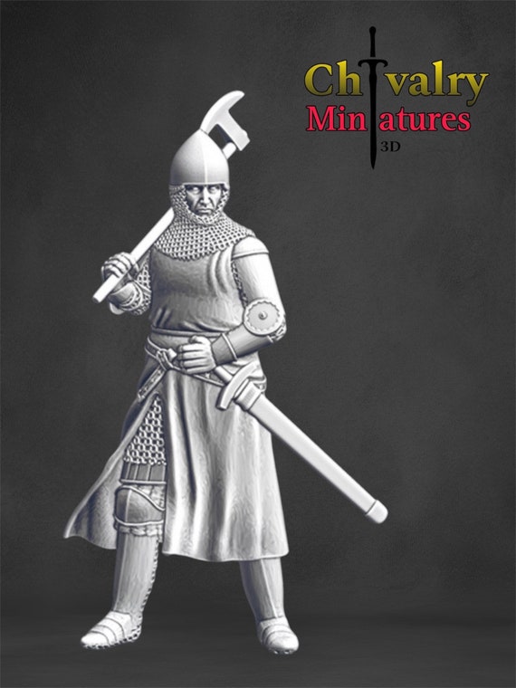 1:16 Scale Miniature Armor Knight w/Sword 1:16 Scale Miniature Armor Knight w/Sword