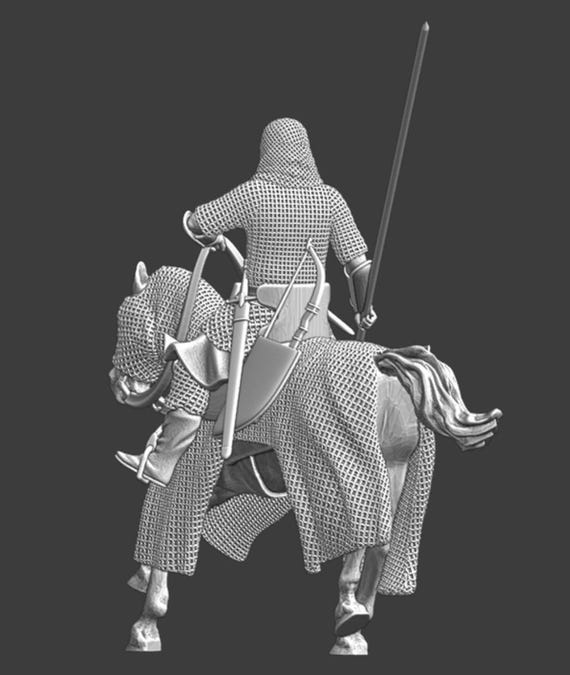 モンゴル軍を率いるステップ補助騎兵 1/72、28 mm、32 mm、1/35、54 mm