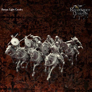 Medieval Basque Light Cavalry, Historical 1/72, 28mm, 32mm, 1/35, 54mm ...