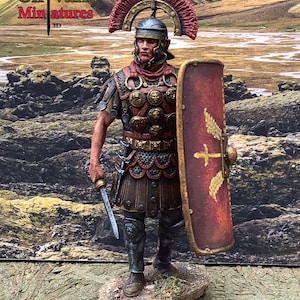 Roman Centurion, Ready Pose Figure Historical 1/35, 54mm, 60mm, 75mm, 90mm, 1/16, Minormous