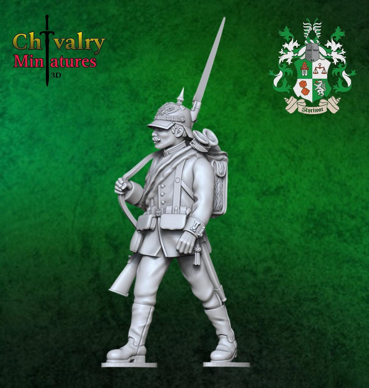 Figurine Soldat Plomb Peint 1er Empire – Infanterie Russe – 60mm – Très Bel état