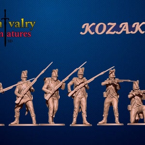 Napoleonic French Voltigeurs Tarleton 1/72, 28mm, 32mm, 1/35, 54mm, 60mm, 75mm, Resin Historical Kozak Miniatures