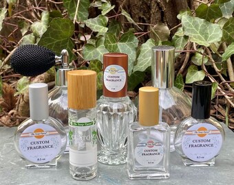 Custom Pure Perfume or Essential Oil Blend - Choose Your Own Scent!