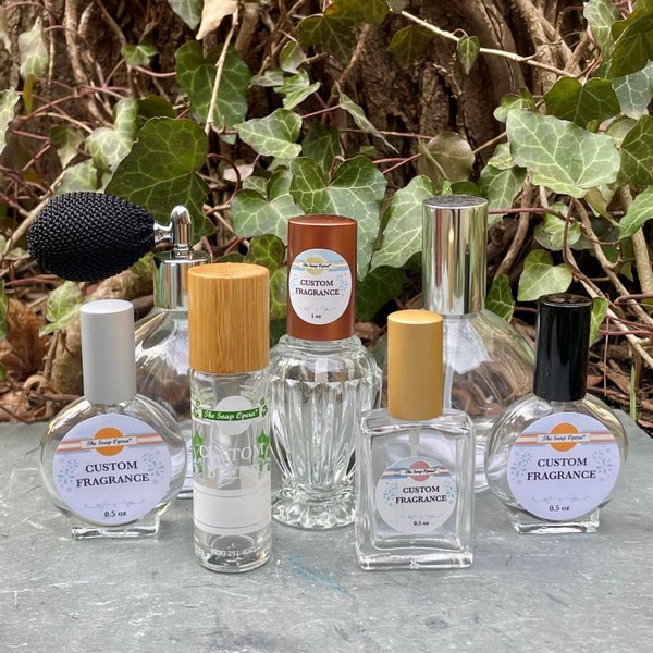 Custom Pure Perfume or Essential Oil Blend - Choose Your Own Scent!