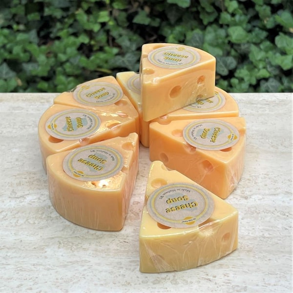 Goat Milk Cheese Bar Soap 4oz - Bergamot Scent - Novelty Gift