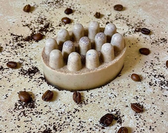 The Soap Opera Coffee Scrub Massage Bar Zeep 4.25oz 120g