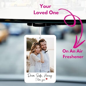 Personalized Photo Car Air Freshener, Custom Air Freshener, Picture Air Freshener, Cute Car Accessories, Photo Freshener, Car Freshies.