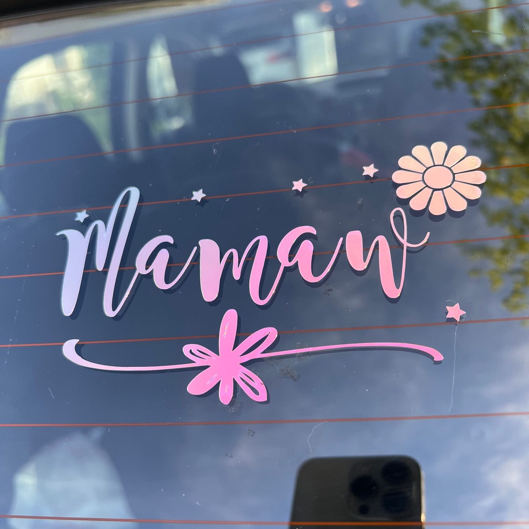 Custom Name Car Decal, Color Change in the Sun, Personalized Car Decal