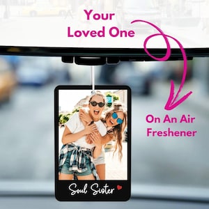 Personalized Photo Car Air Freshener, Custom Air Freshener, Picture Air Freshener, Cute Car Accessories, Photo Freshener, Car Freshies.