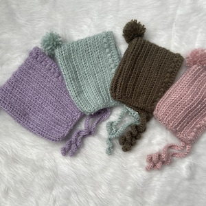 Pixie Bonnet | Winter Baby Hat | Baby Shower Gift |