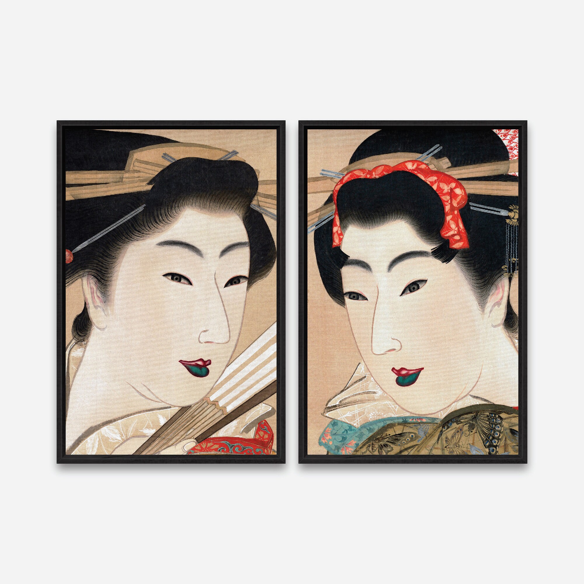geisha nude vintage oiran 