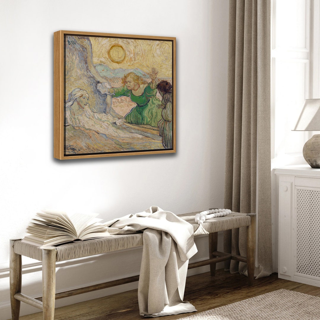 VAN GOGH PAINTING - the Raising of Lazarus (1890) - Vintage Art Print ...