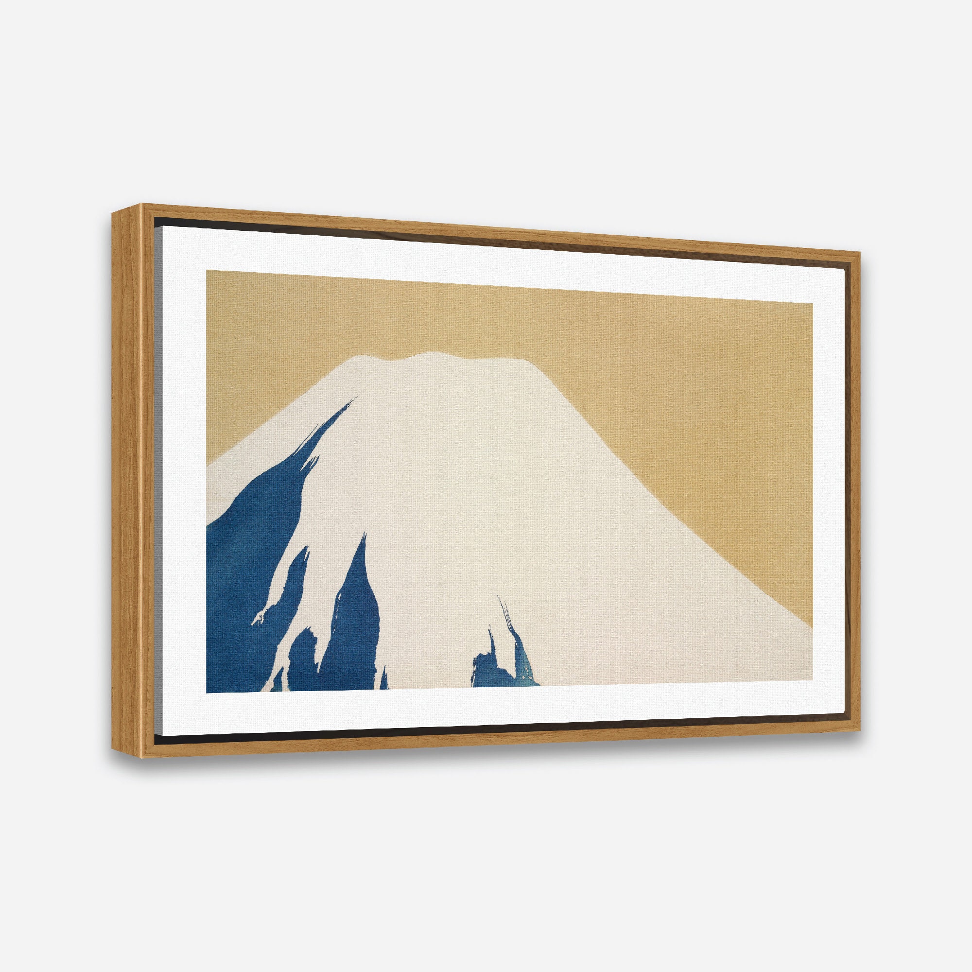 Artcity6 - Framed Canvas Print 24 x 36 / 24 x 24 / 16 x 24 / 16 x 16 inch, 1 or 2 Panel Wall Art - Mount Fuji (1909) by Kamisaka Sekka