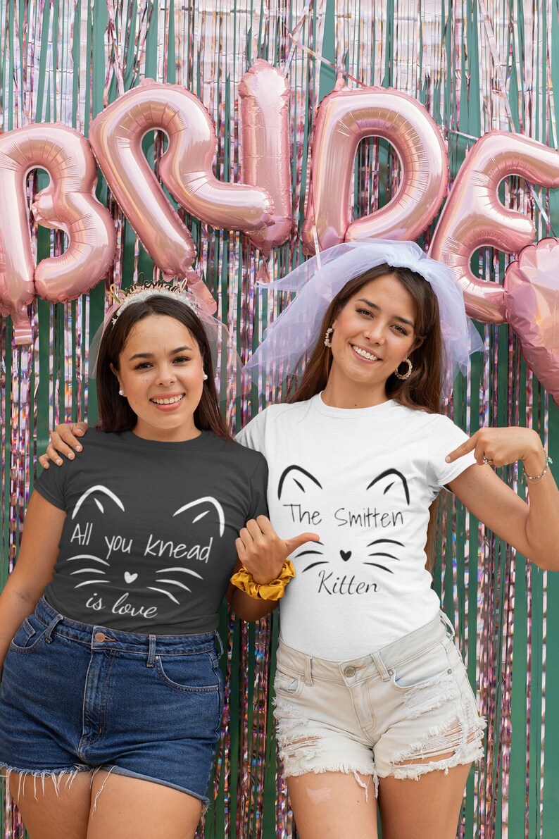 Cat shirt for bride