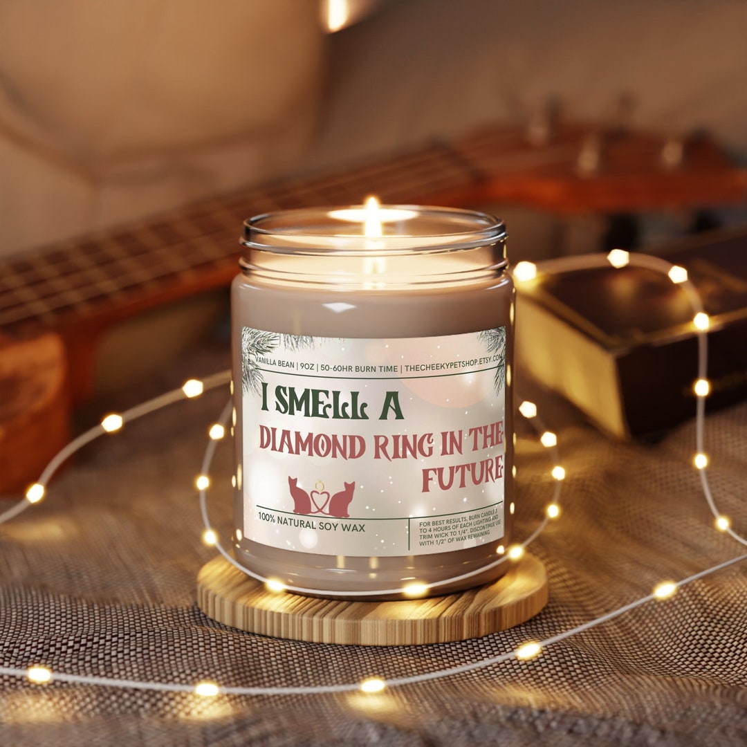 Stink Rings I Smell a Diamond Ring in the Future, Engagement Candle, Engagement ...