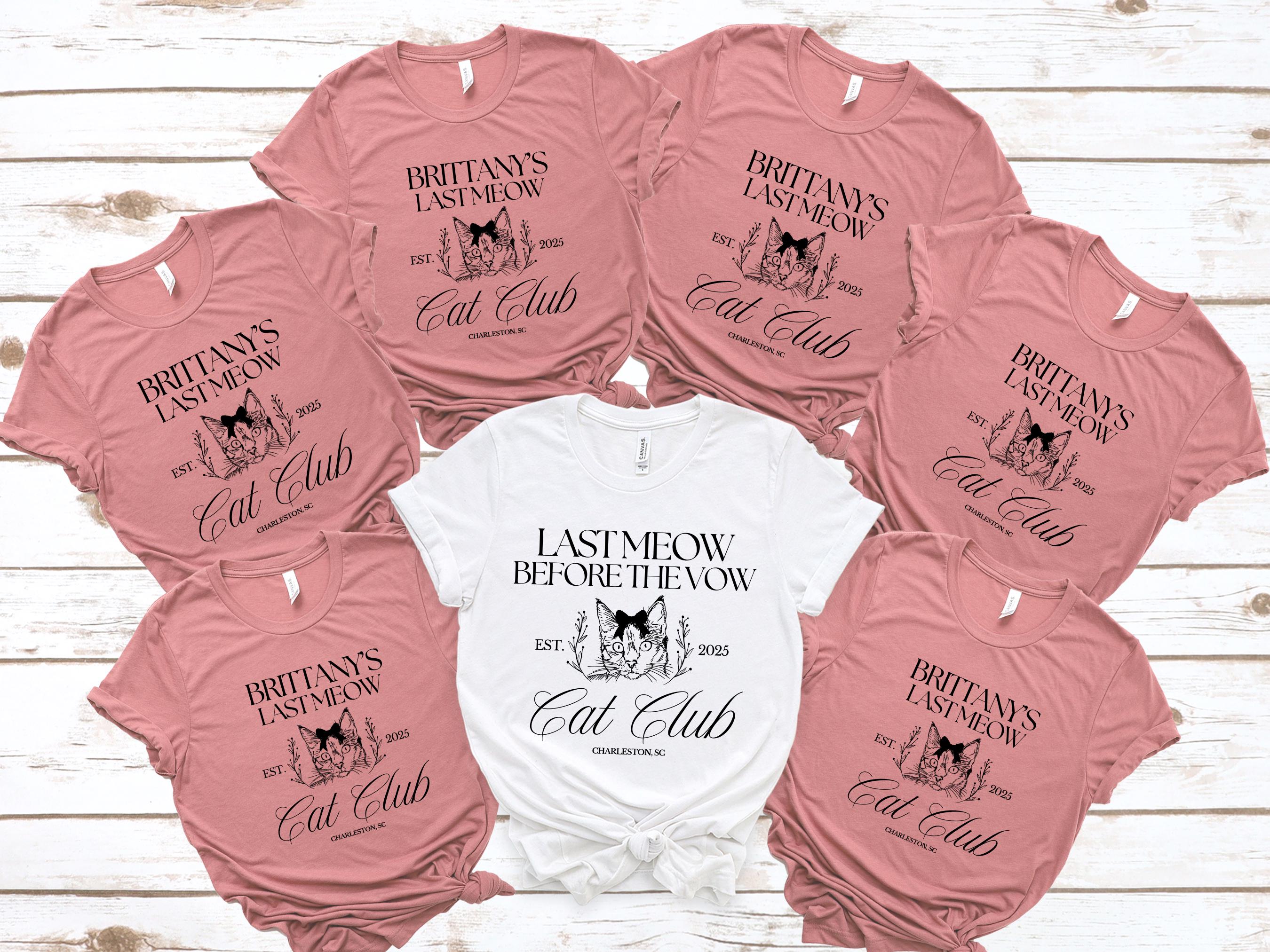200 Coriandoli Per Addio Al Nubilato A Tema Gatto, Scritta 'Last Meow Before The Vow', Rosa Caldo, Decorazioni Da Tavolo - 6