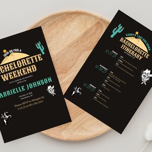 Country Bachelorette Itinerary Template, Editable Last Hoe Down Bachelorette Party Itinerary, Last Hoedown Download, Last Rodeo