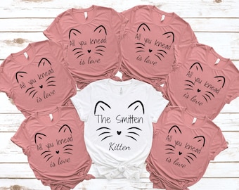 Last Meow Before the Vow Cat Bachelorette Shirts, Cat Bachelorette Party, Funny Bachelorette Party Shirts, Cat Mom Shirt, Cat Themed Party
