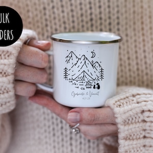 Bulk Coffee Mugs, Wedding Favors for Guests in Bulk, Wedding Coffee Mug, Coffee Wedding Favor, Cat Wedding, Custom Wedding Cups