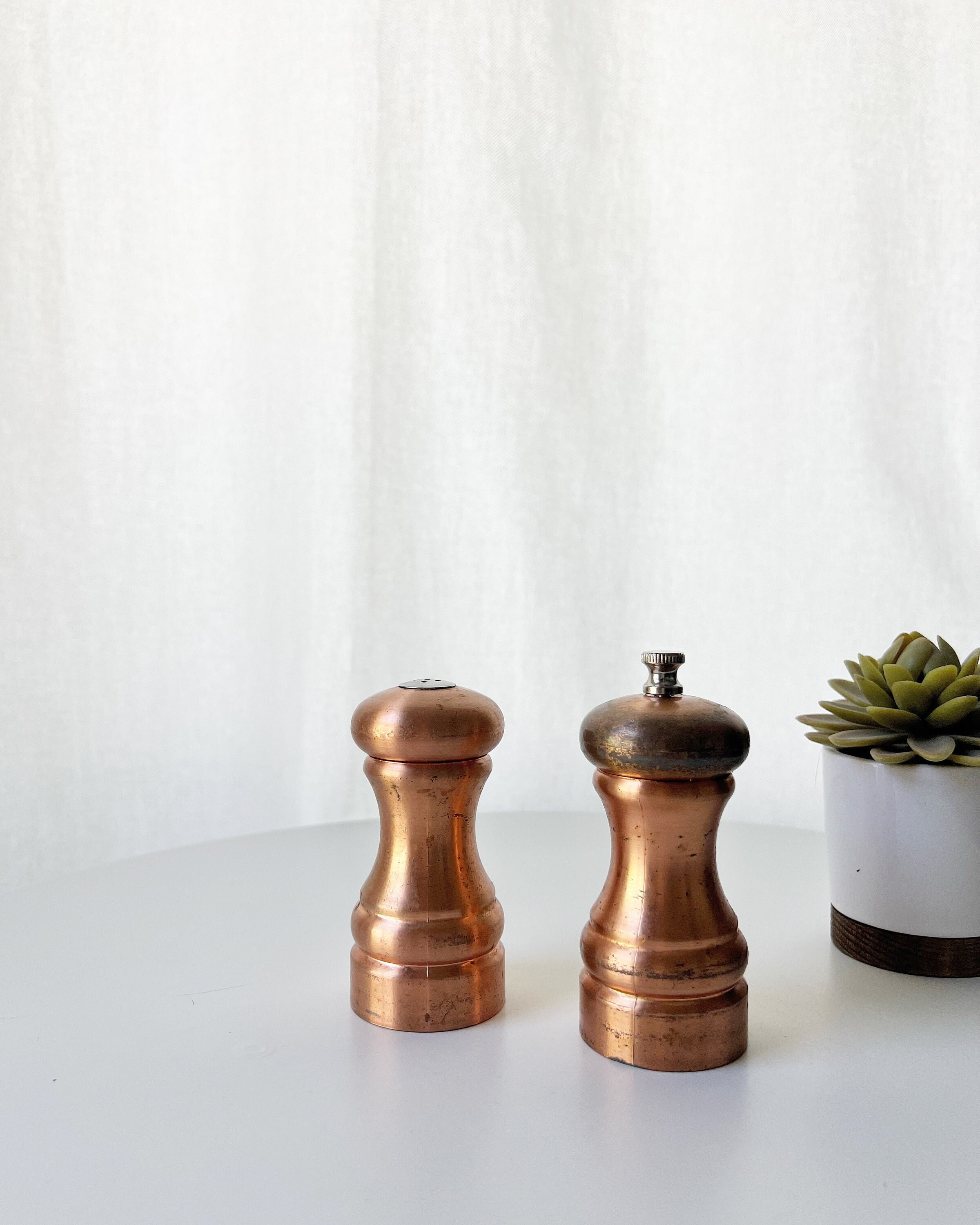 Copper Salt & Pepper Mills