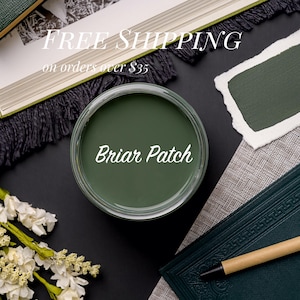 BRIAR PATCH | Dixie Belle Chalk Mineral Paint | charcoal green | Furniture Paint