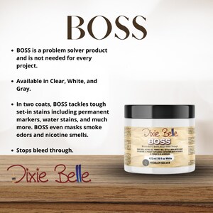 BOSS - DISCONTINUED - AVAILABLE while supplies last - Dixie Belle Paint Furniture Paint
