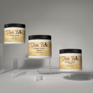 TOP COAT | Flat | Gloss | Satin | Dixie Belle Paint | Furniture Paint Top Coat