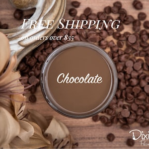 CHOCOLATE | Dixie Belle Chalk Mineral Paint | creamy brown | Furniture Paint