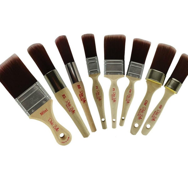 Dixie Belle Paint ALL BRUSHES Synthetic Brushes Natural Bristle Brushes Eligible for Free Gift