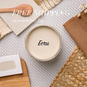 ECRU | Dixie Belle Chalk Mineral Paint | warm neutral | Furniture Paint