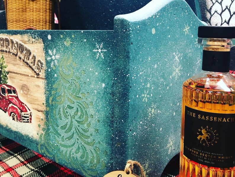 Handcrafted Christmas Present or Card Box the Perfect Holiday Keepsake