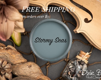 STORMY SEAS | Dixie Belle Chalk Mineral Paint | blue/green/gray | Furniture Paint