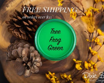 TREE FROG GREEN | Dixie Belle Chalk Mineral Paint | vibrant green | Furniture Paint