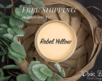 REBEL YELLOW | Dixie Belle Chalk Mineral Paint | vintage yellow | Furniture Paint
