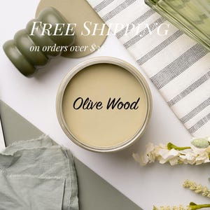 OLIVE WOOD | Dixie Belle Chalk Mineral Paint | muted green | Furniture Paint