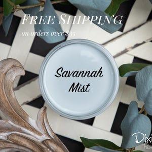SAVANNAH MIST | Dixie Belle Chalk Mineral Paint | light blue/gray | Furniture Paint