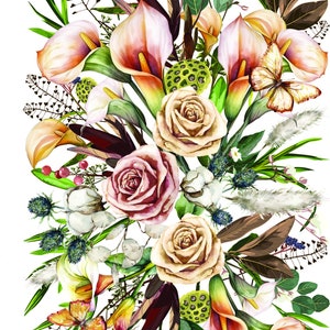 SAVI&#39;S BOUQUET | Large Transfer | Dixie Belle Paint
