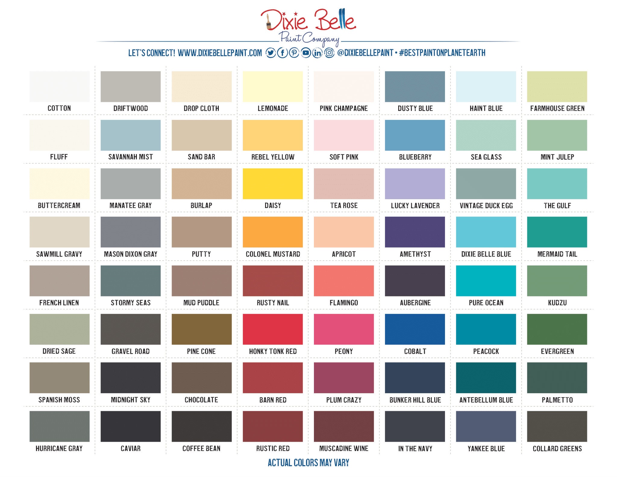 Dixie Belle Chalk Mineral Paint Zero VOC Water Based Furniture Paint