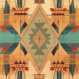 Plentiful Plains Large Decoupage Tissue Paper for Furniture 21x29 Whimsykel Designs Native